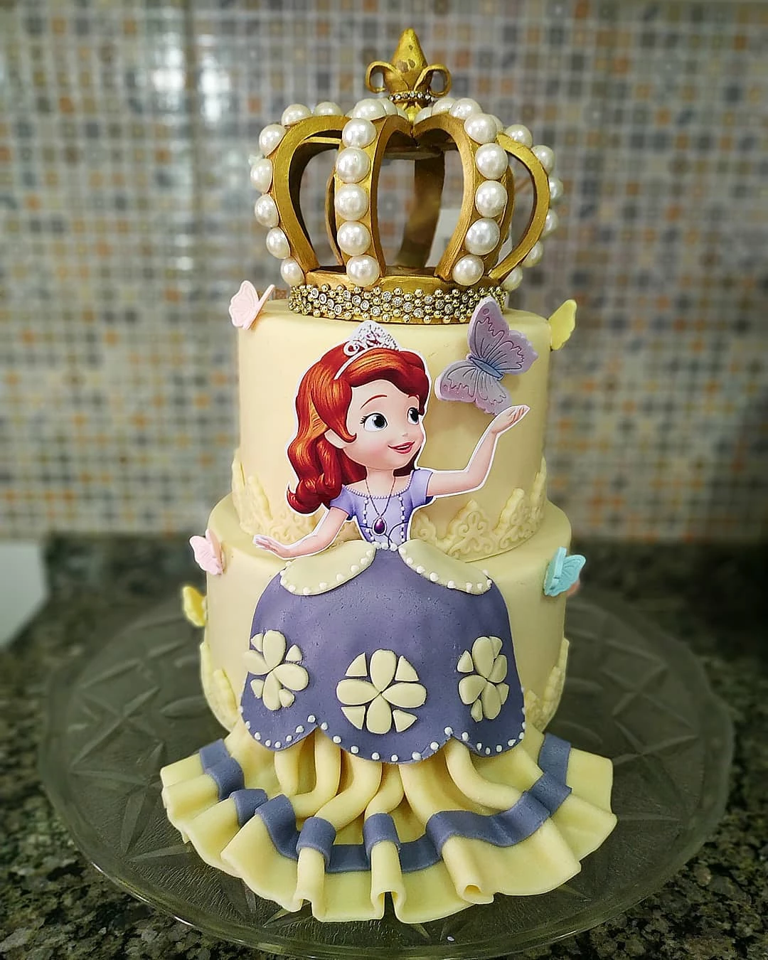 Foto de bolo da princesa sofia 31 - 34
