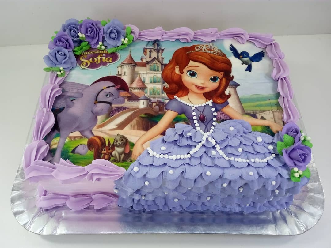 Foto de bolo da princesa sofia 48 - 51