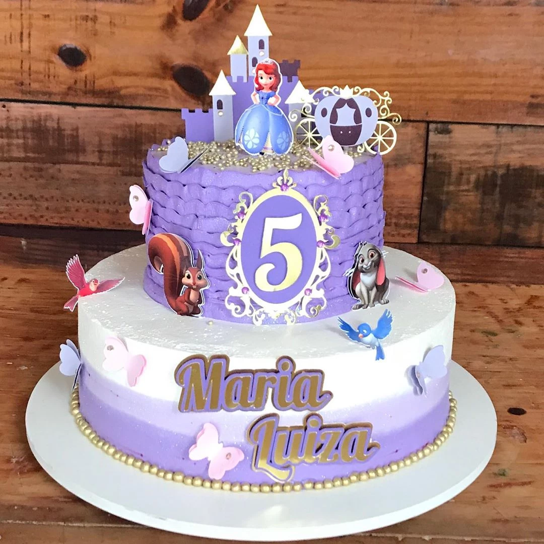Foto de bolo da princesa sofia 50 - 53