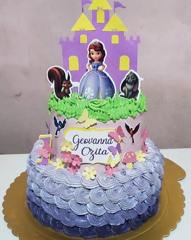 Foto de bolo da princesa sofia 55 - 58