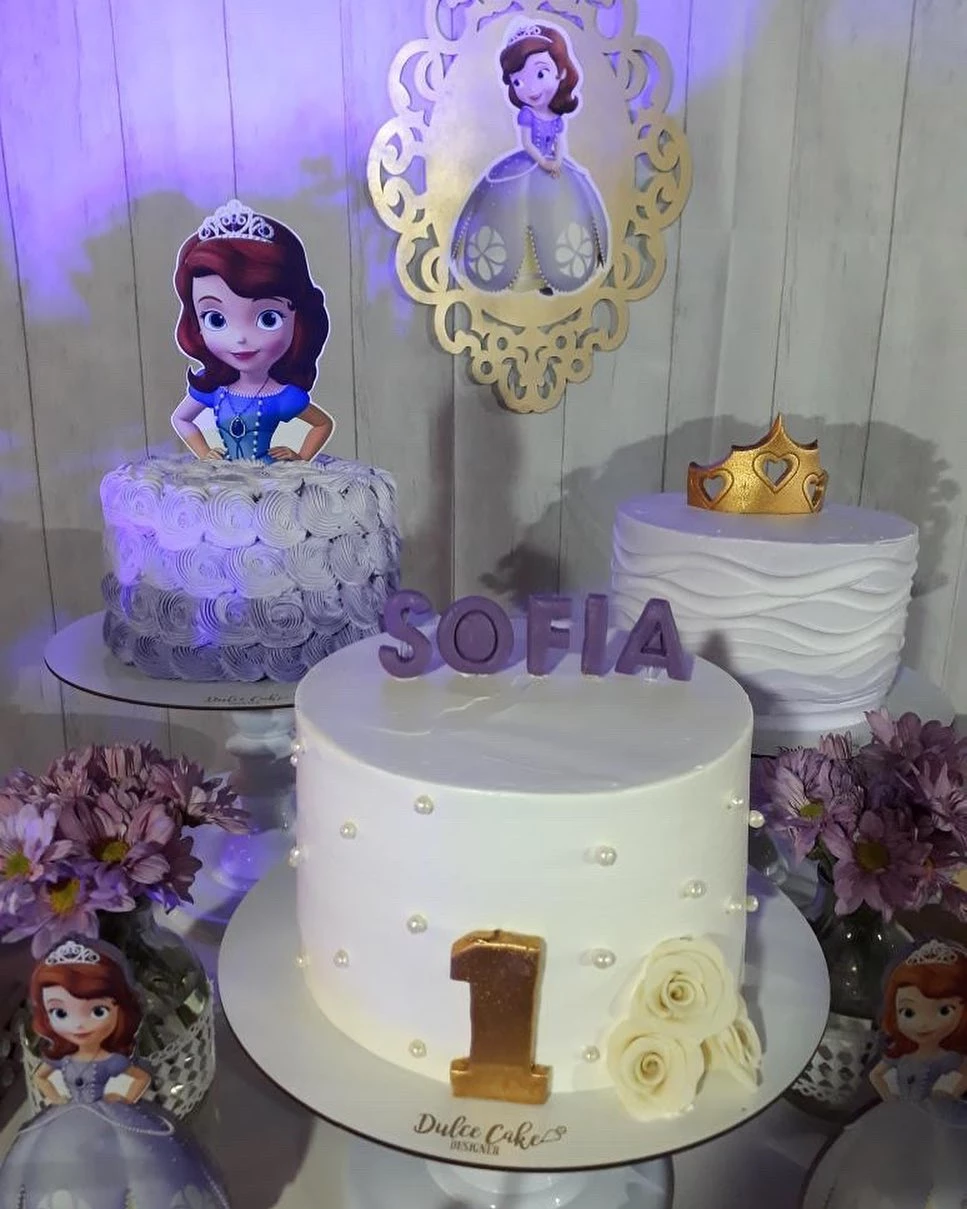Foto de bolo da princesa sofia 59 - 62