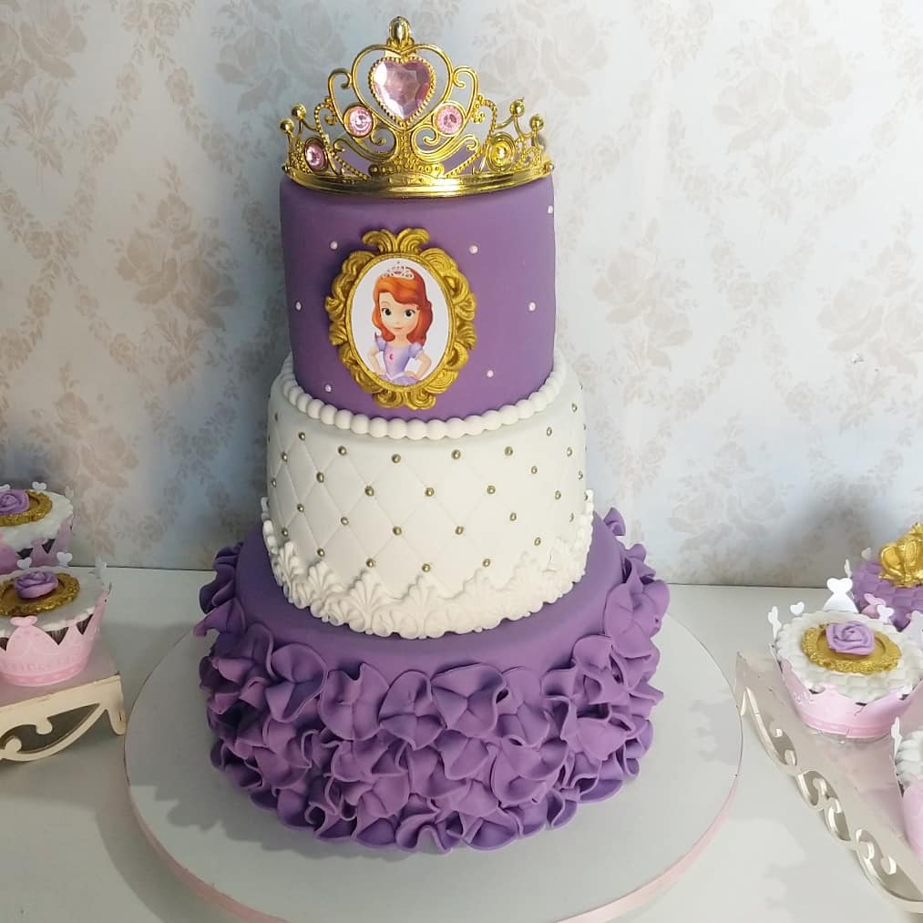 Foto de bolo da princesa sofia 63 - 65
