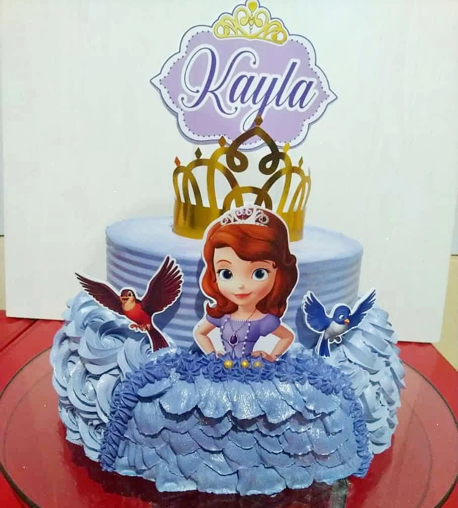 Foto de bolo da princesa sofia 67 - 70