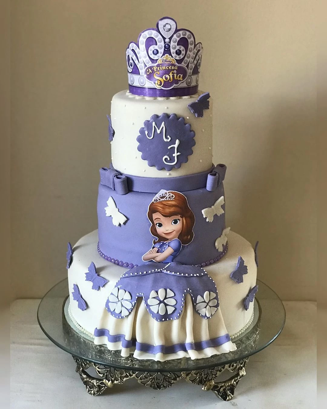 Foto de bolo da princesa sofia 73 - 76