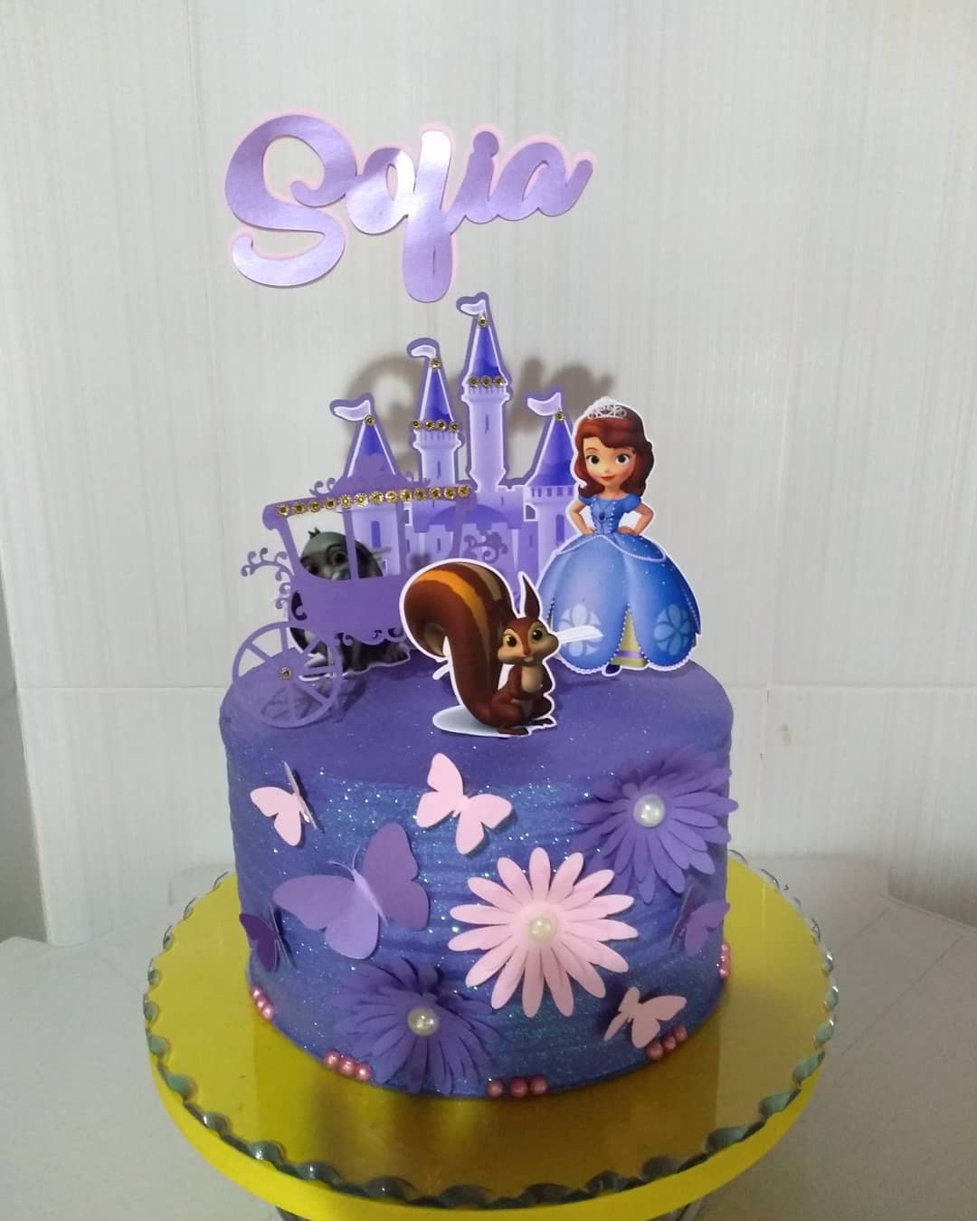 Foto de bolo da princesa sofia 75 - 78