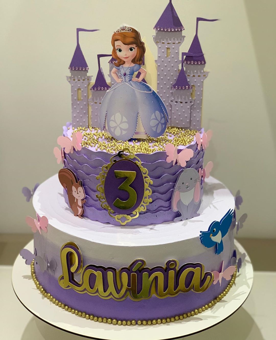 Foto de bolo da princesa sofia 83 - 86