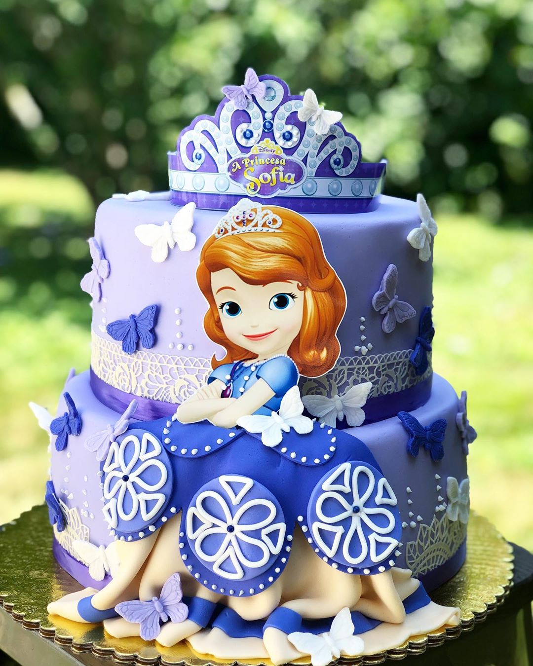 Foto de bolo da princesa sofia 84 - 87