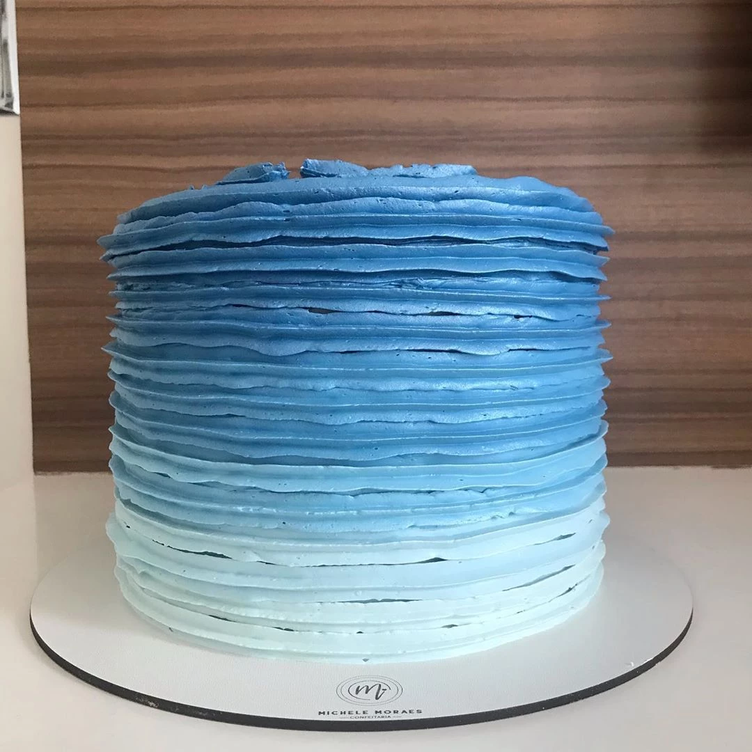 Foto de bolo azul 2 - 2
