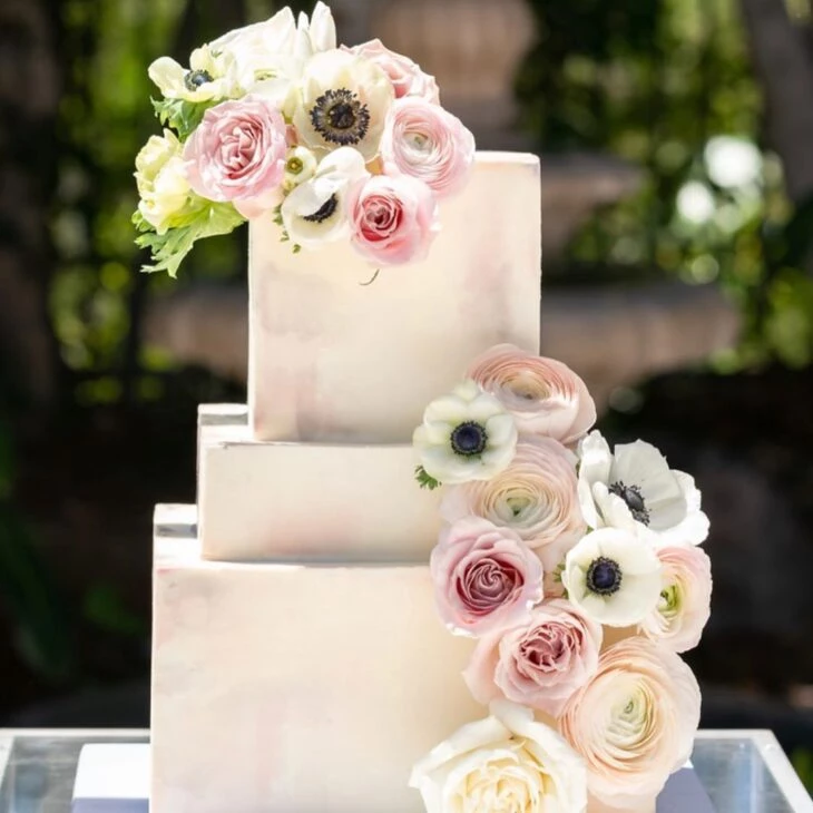 Foto de bolo com flores 104 - 428