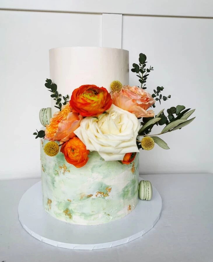 Foto de bolo com flores 45 - 45