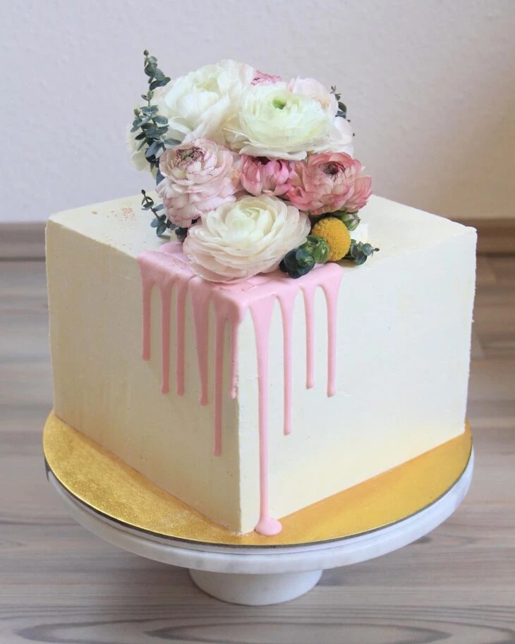 Foto de bolo com flores 59 - 62