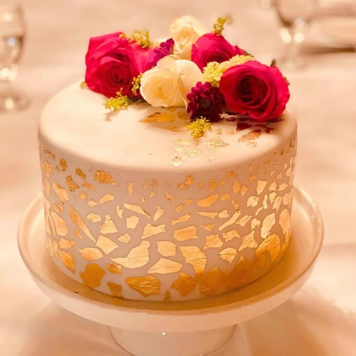 Foto de bolo com flores 70 - 70