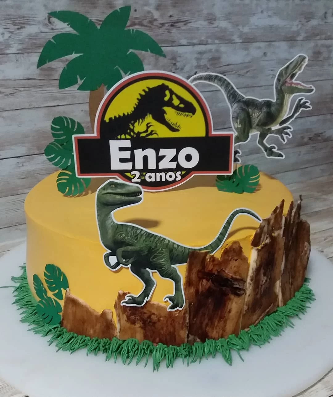 Foto de bolo de dinossauro 86 - 20
