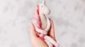 Foto de unicornio de croche 0 - 1