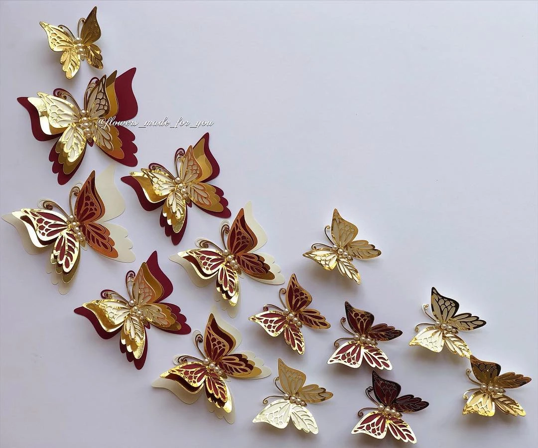 Foto de borboletas de papel 38 - 41