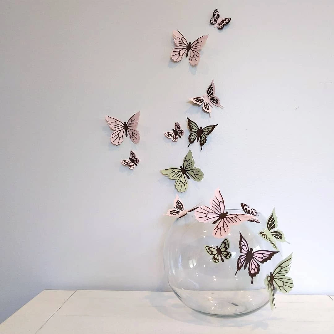 Foto de borboletas de papel 53 - 366