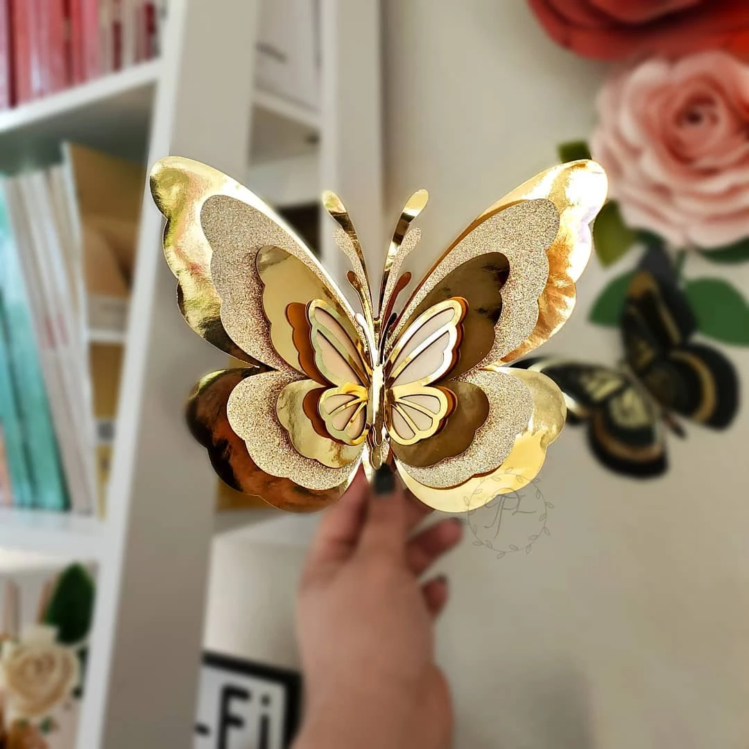 Foto de borboletas de papel 60 - 63