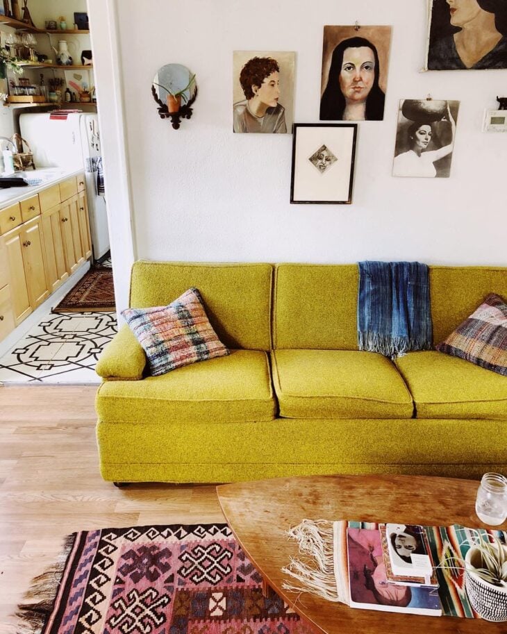 Foto de sofá amarelo 4 - 4