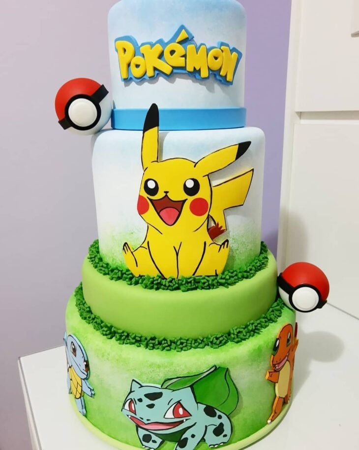 Bolo Pokémon: 50 fotos para inspirar a decoração da sua festa