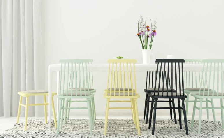 Cadeiras coloridas: 65 inspirações para alegrar seu lar