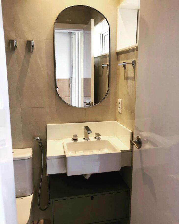 Foto de espelho redondo para banheiro 16 - 19