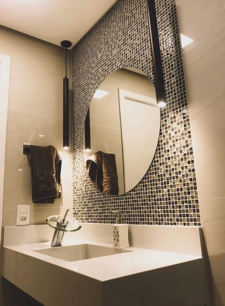 Foto de espelho redondo para banheiro 53 - 27