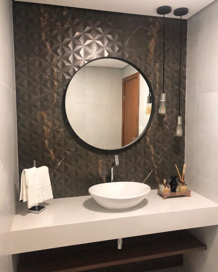 Foto de espelho redondo para banheiro 8 - 11