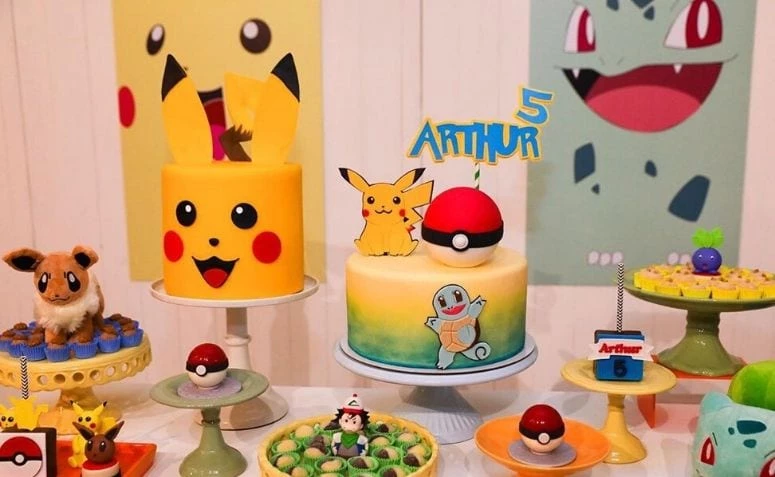Bolo Pokémon: 47 referências incríveis para uma festa infantil!