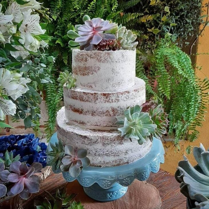 Foto de bolo de casamento rustico 34 - 33