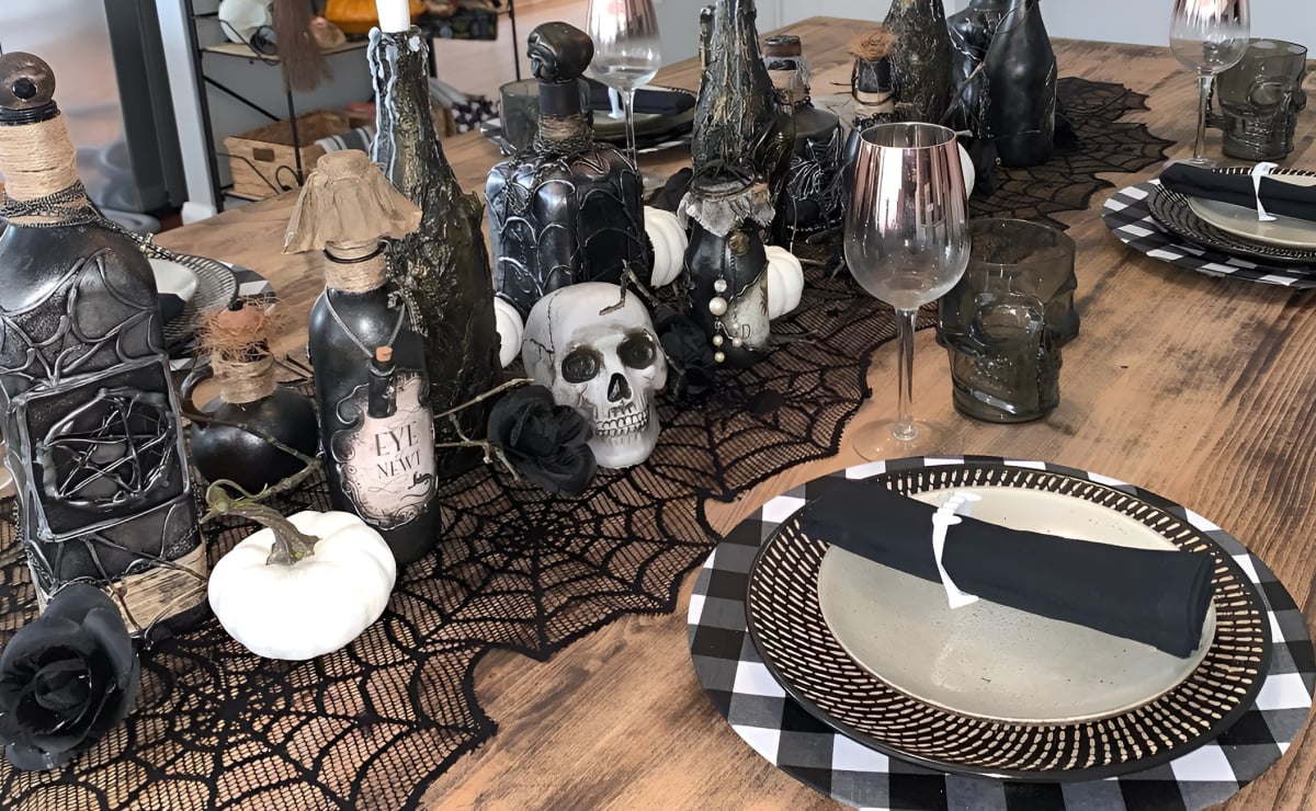 70 ideias de mesa de Halloween para uma decoração assustadora