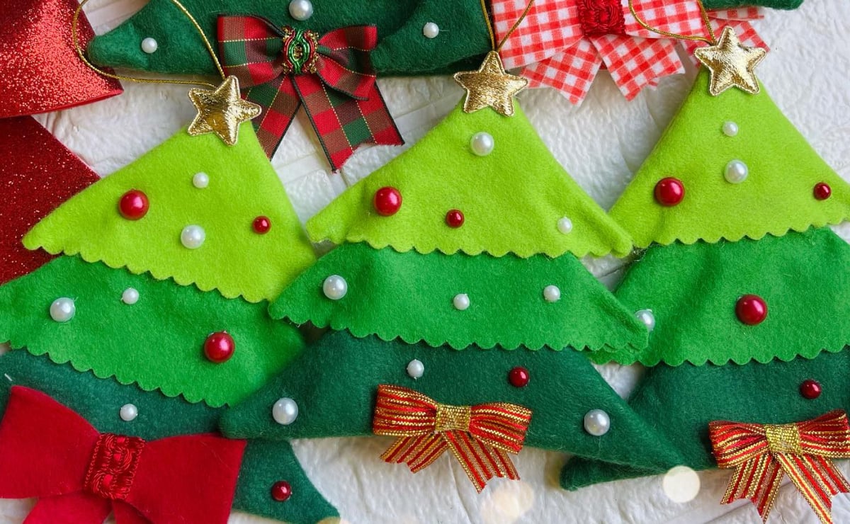 Molde de árvore de Natal: modelos e ideias de decoração artesanal