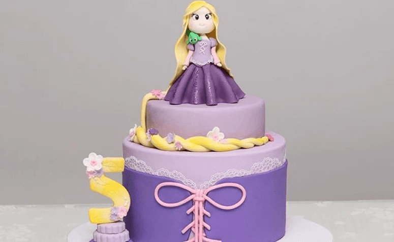 80 fotos incríveis de bolo da Rapunzel para arrasar na festinha