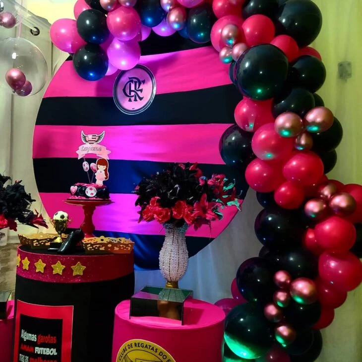 Foto de festa do flamengo rosa 8 - 11
