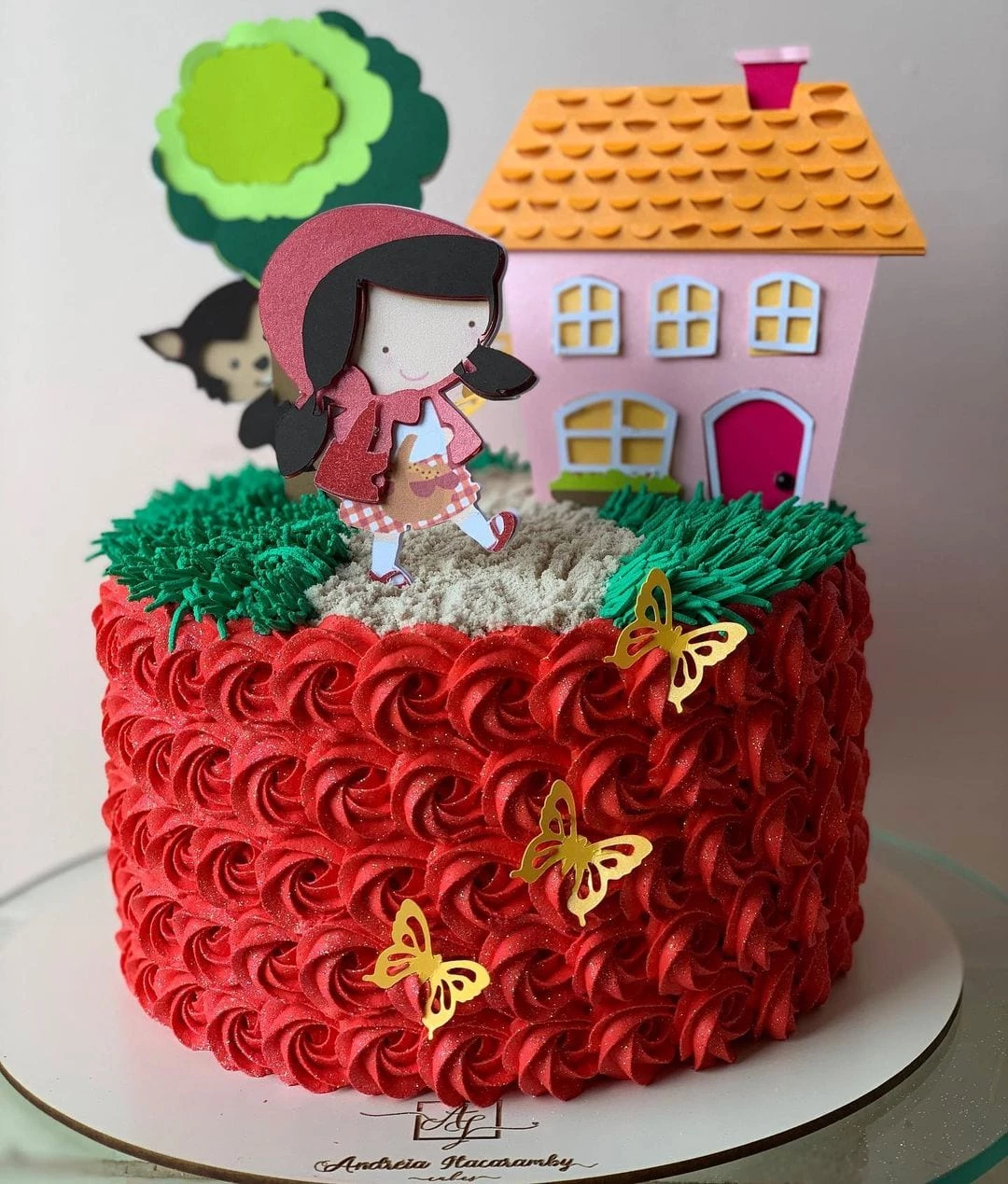 Foto de bolo da chapeuzinho vermelho 40 - 41