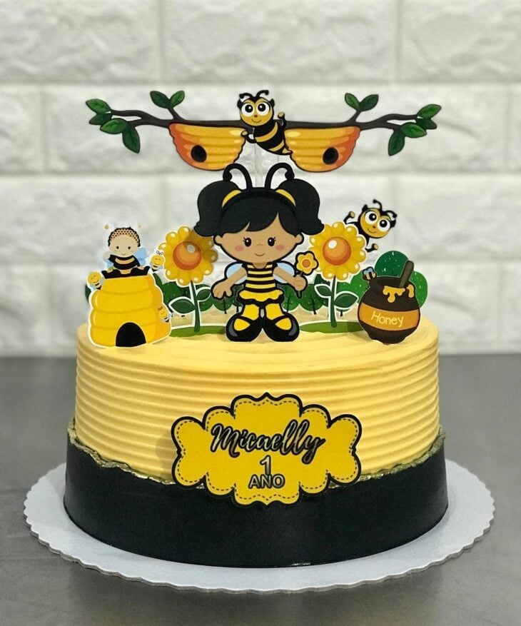 Foto de bolo da abelhinha 10 - 13