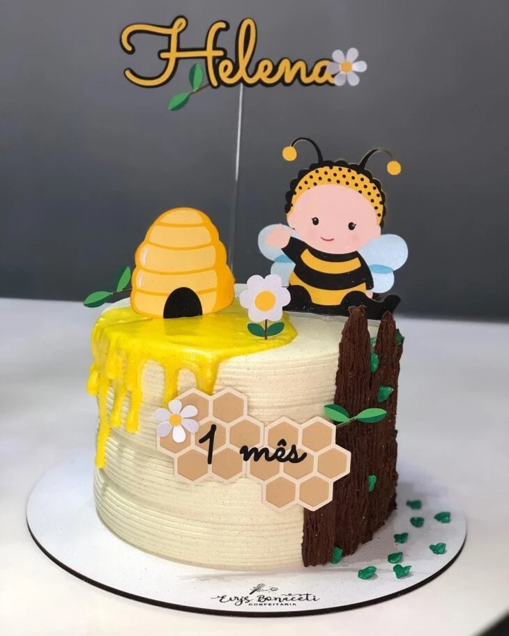 Foto de bolo da abelhinha 12 - 15