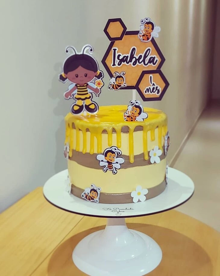Foto de bolo da abelhinha 20 - 23