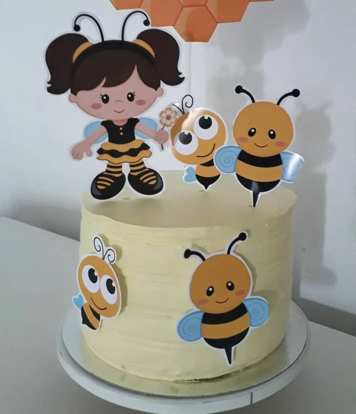 Foto de bolo da abelhinha 3 - 6