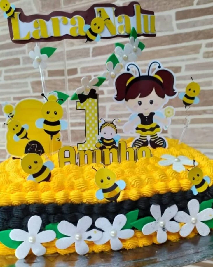 Foto de bolo da abelhinha 7 - 10