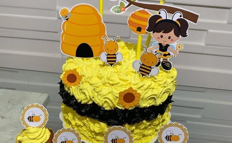 50 ideias de bolo da abelhinha que vão ganhar seu coração