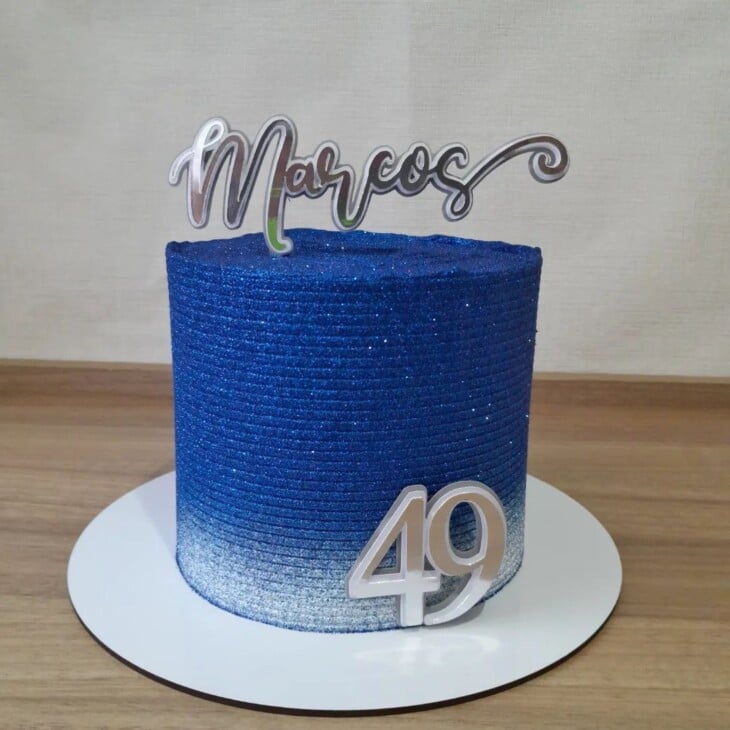 Foto de bolo de aniversario masculino x84 - 84