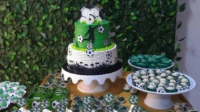 Foto de bolo tema futebol capa - 2