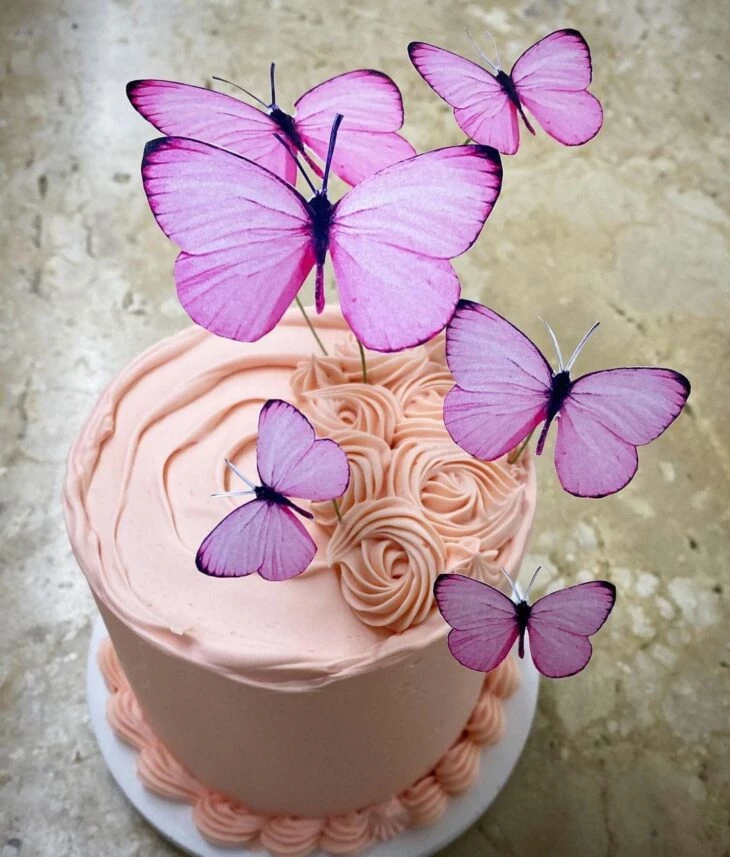 Foto de bolo com borboletas 8 - 11