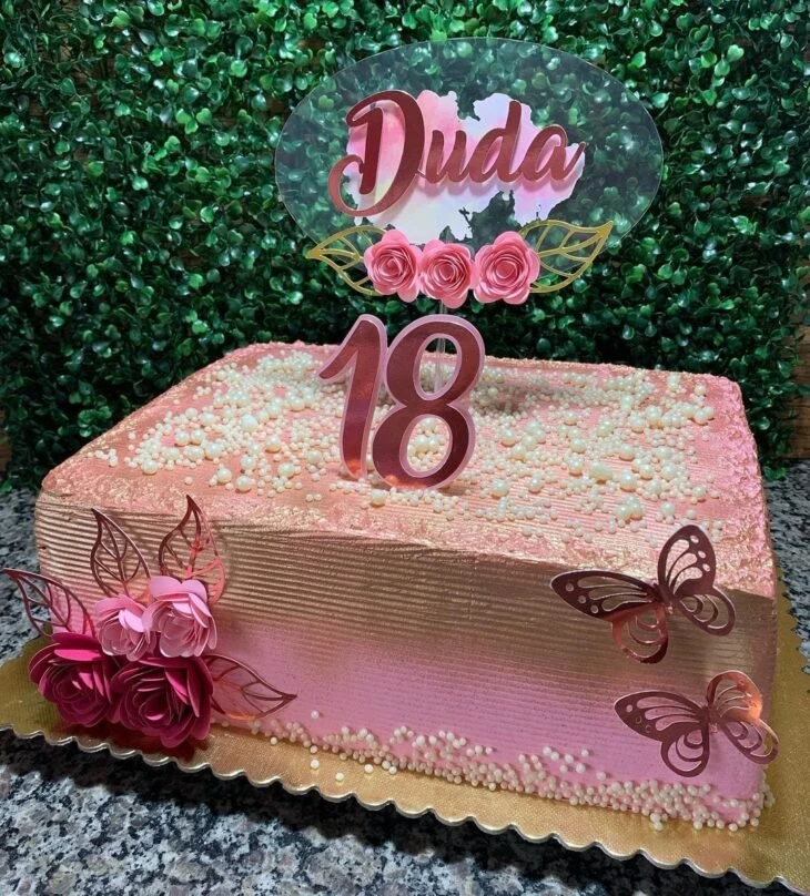 Bolo com borboletas: tutoriais + 60 inspirações lindas  Bolos de  aniversário bonitos, Decoração de bolo infantil, Idéias de bolo de  aniversário