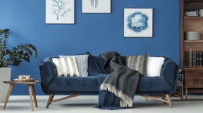 Foto de sofa azul marinho 0 - 80