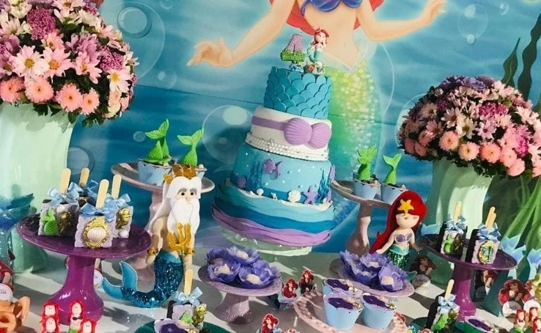 100 modelos encantadores de bolo da Ariel