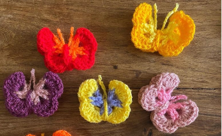 20 inspirações com borboleta de crochê que são pura criatividade