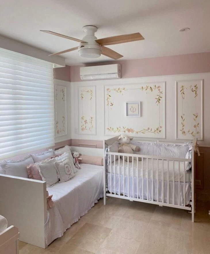 Foto de quarto de bebe rosa 1 - 1