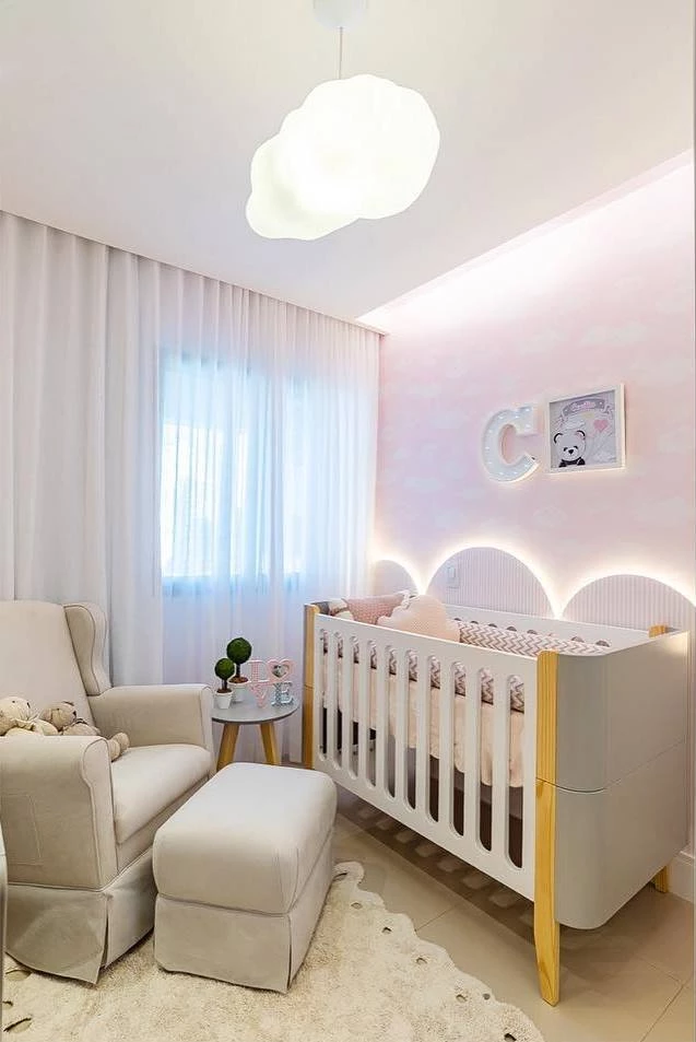 Foto de quarto de bebe rosa 13 - 13
