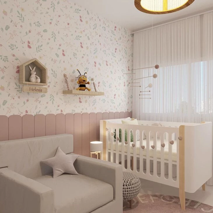 Foto de quarto de bebe rosa 19 - 19